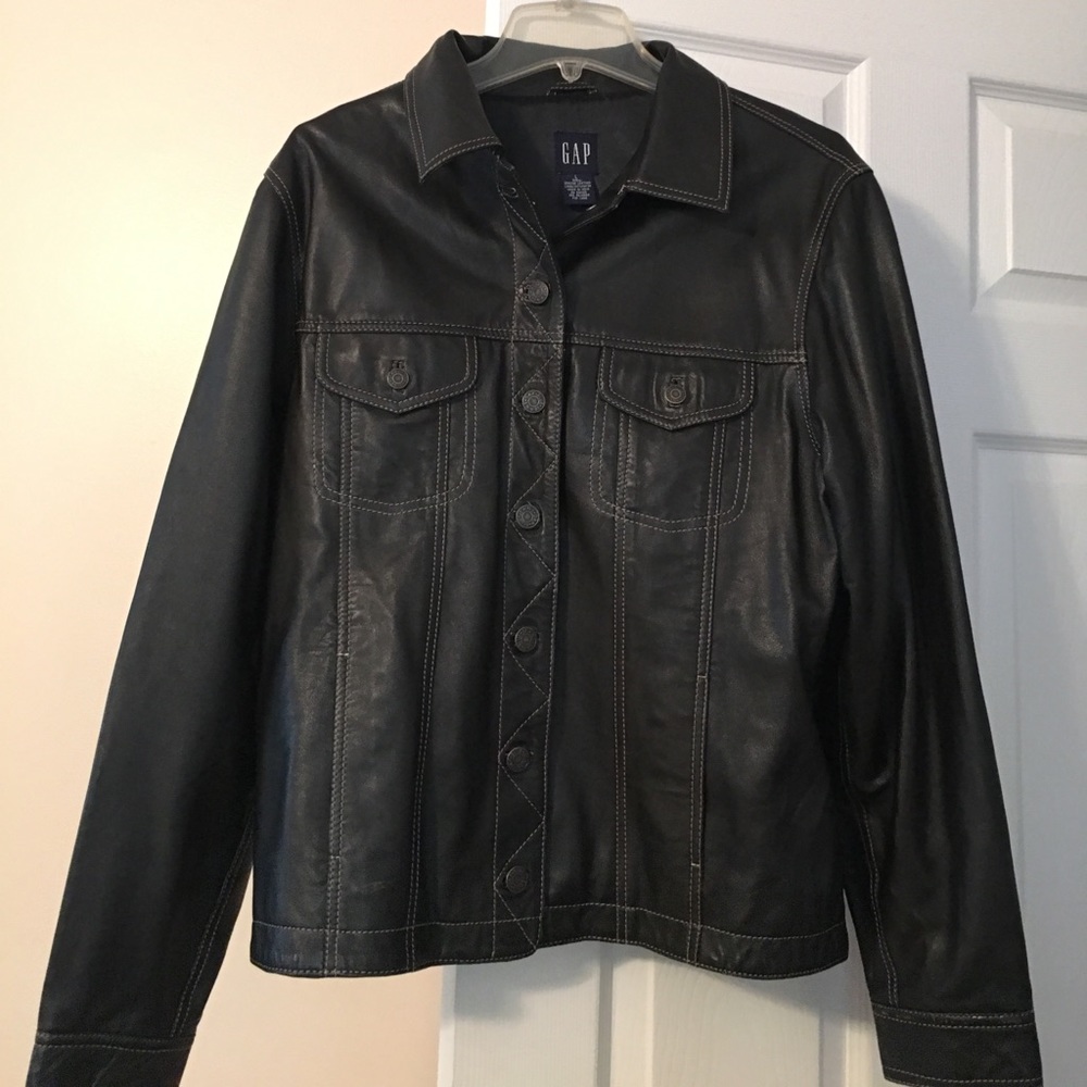 Gap Leather Jacket - image 3