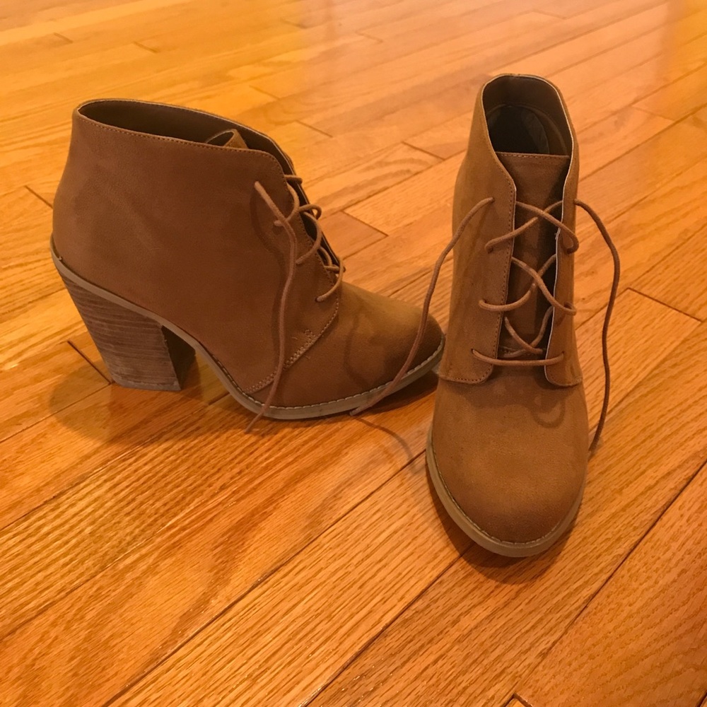 Call It Spring Brown/Tan ankle boots size 8