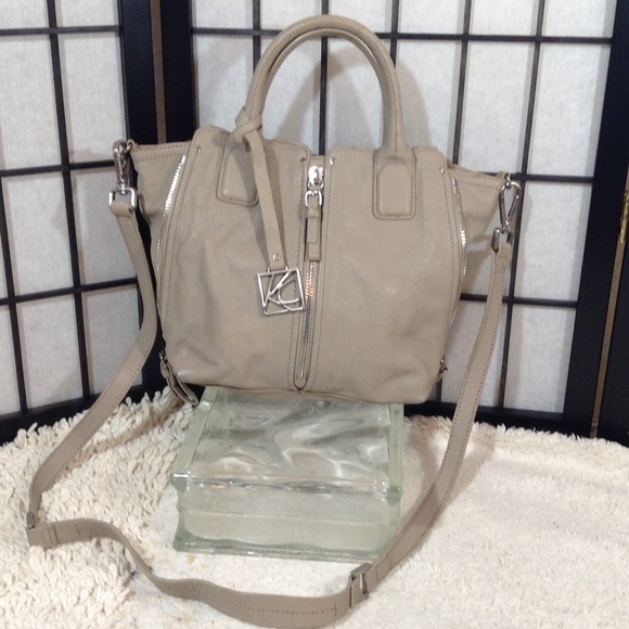 Kenneth Cole leather satchel/shoulder bag - Picture 1 of 7