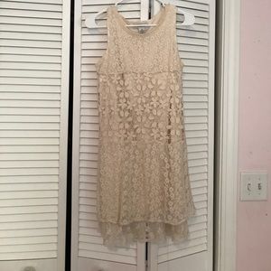 Cream Lace Dress