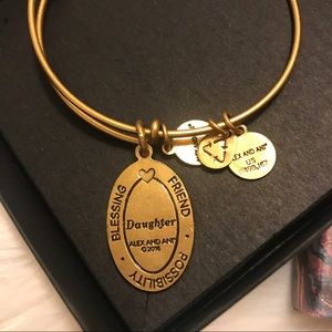 Alex & Ani Daughter gold bracelet brand new