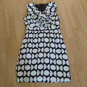 Black and white dot dress