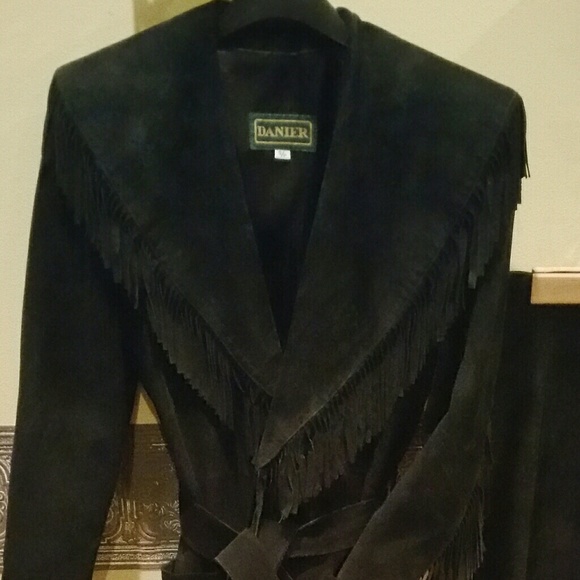 Vintage Fringe, Suede Jacket w/ long skirt! - Picture 2 of 6