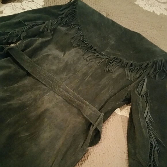 Vintage Fringe, Suede Jacket w/ long skirt! - Picture 3 of 6