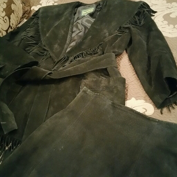 Vintage Fringe, Suede Jacket w/ long skirt! - Picture 5 of 6