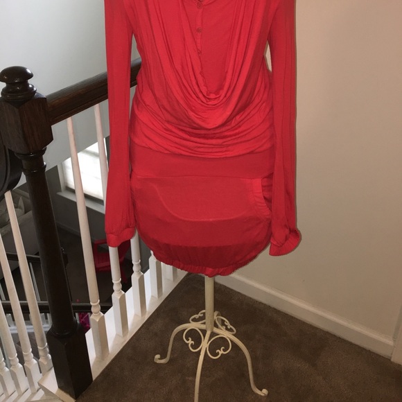 2DEPT LONG SLEEVE DRAPNECK POCKET DRESS FROM MACYS - Picture 3 of 8