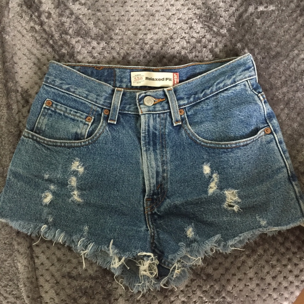 Vintage Levi's high waisted shorts