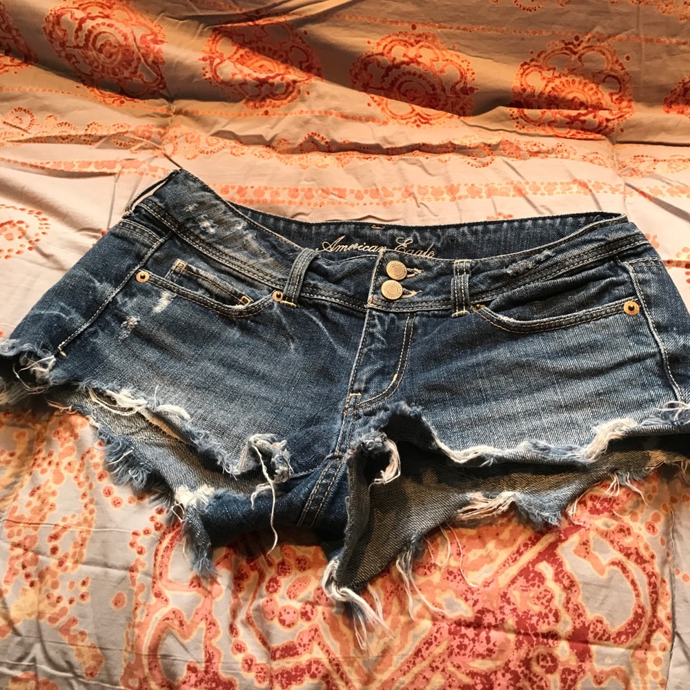 denim shorts american eagle size 2