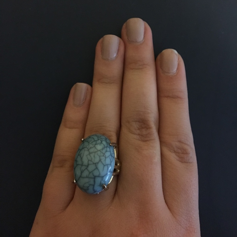 blue stone ring