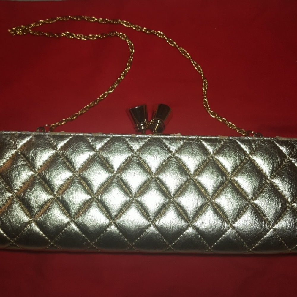 ALDO Gold Clutch