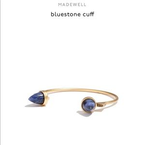 Madewell bluestone cuff bracelet