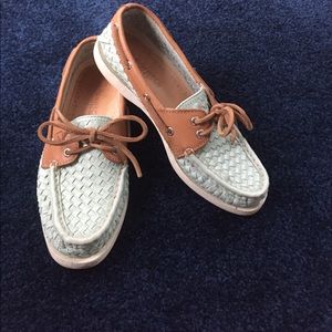 Woven Sperry top-siders