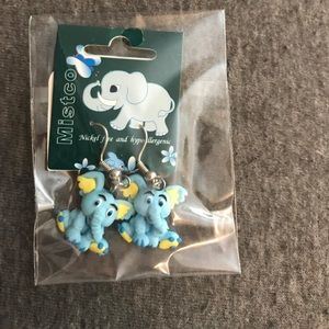 elephant earrings!!