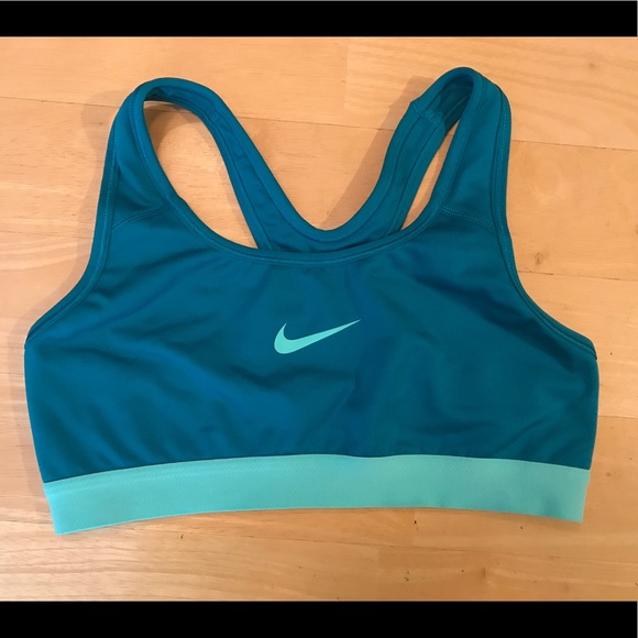 Nike Other - NWOT Nike Dri-Fit Sports Bra Aqua & Teal