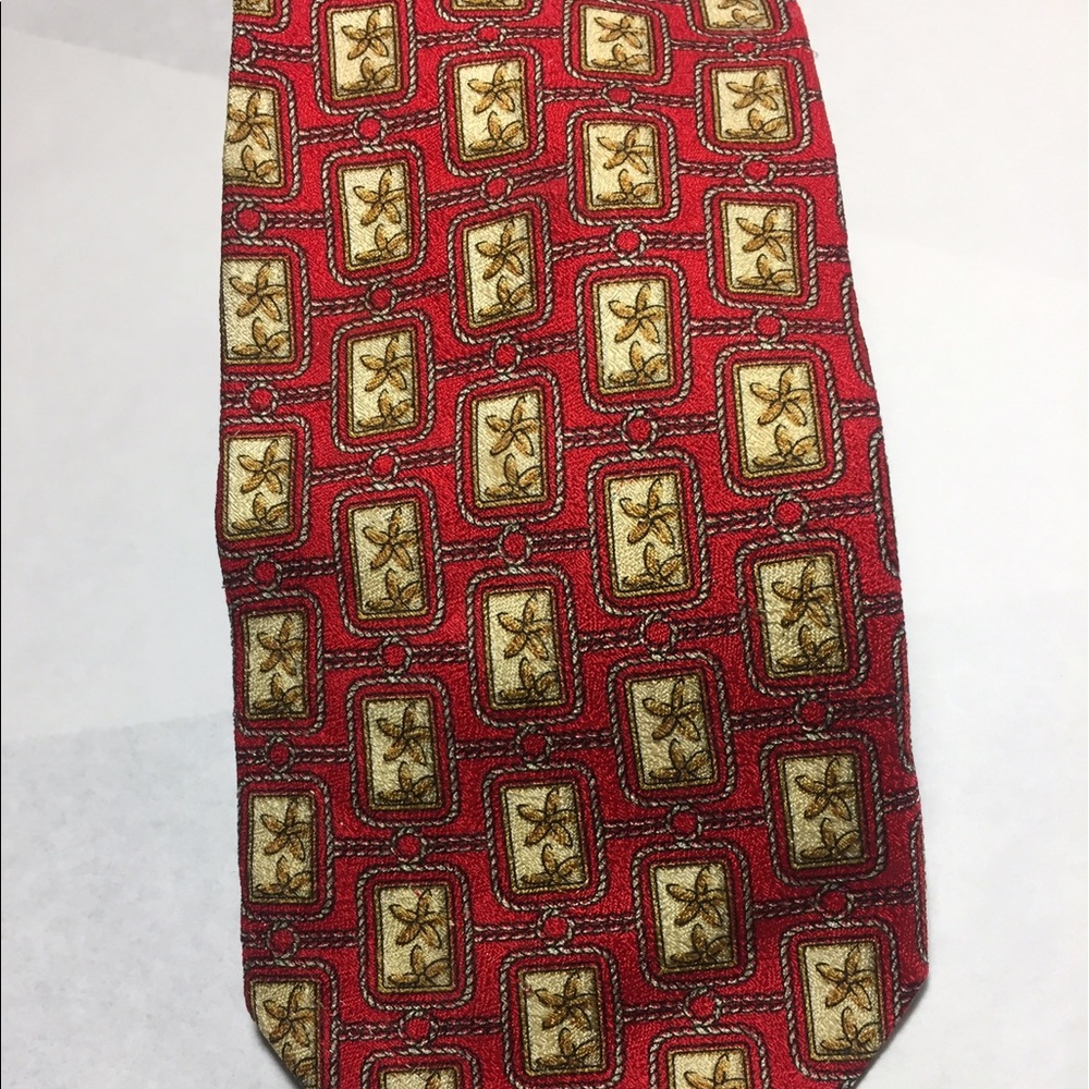 SOLD!!! Drop Valentino Mens Silk Neck/ Tie 58x4 Red