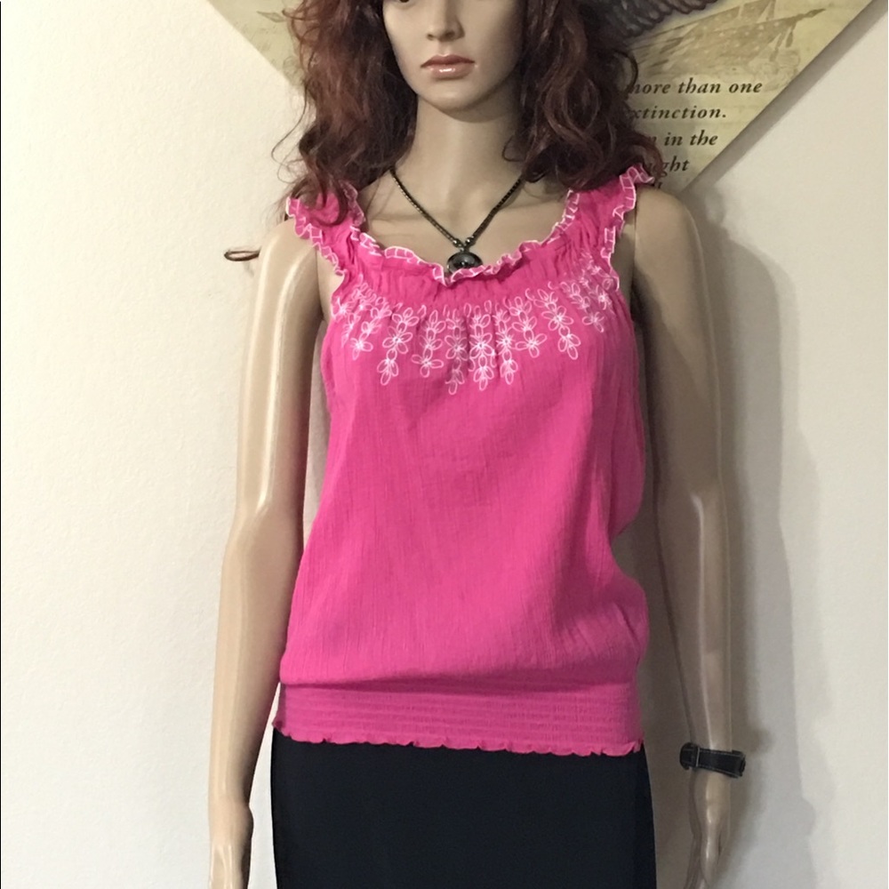 Sleeveless summer top