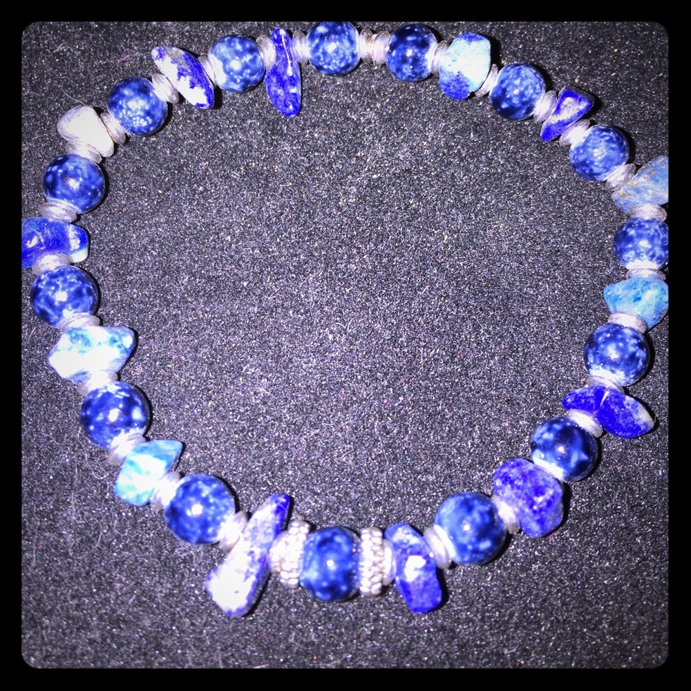 Blue & Silver *MENS* Bracelet