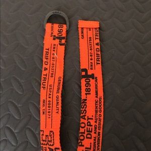 rare vintage orange belt