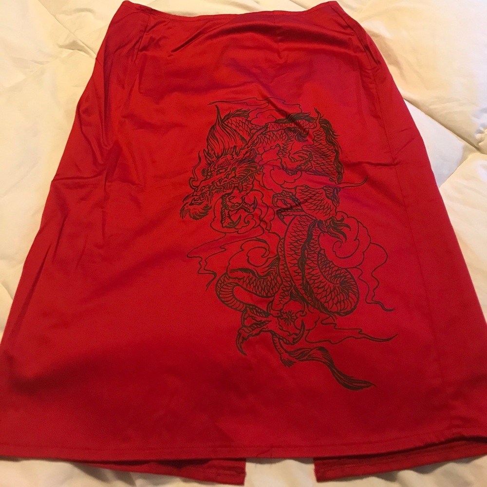 Vintage Mode Merr Dragon Skirt