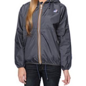 K-Way Claudette Klassic Grey Windbreaker Jacket