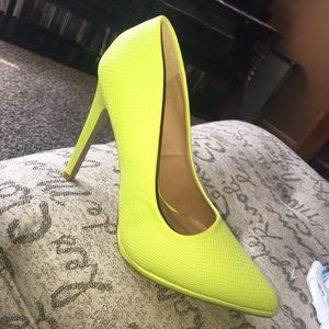 Snake skin print heels