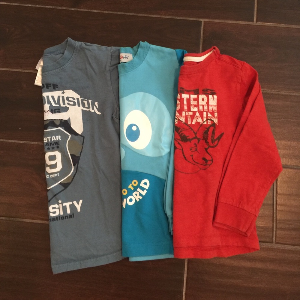 Bundle boy long sleeve shirts.