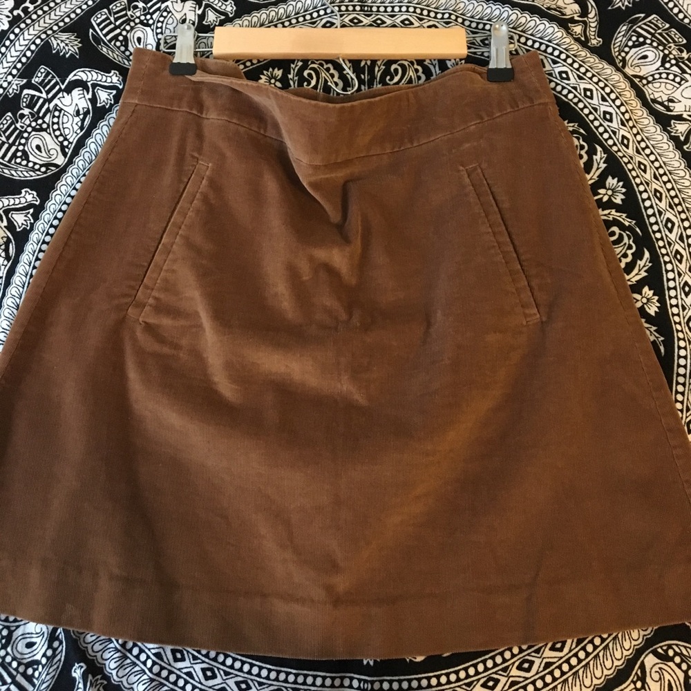 corduroy mini skirt