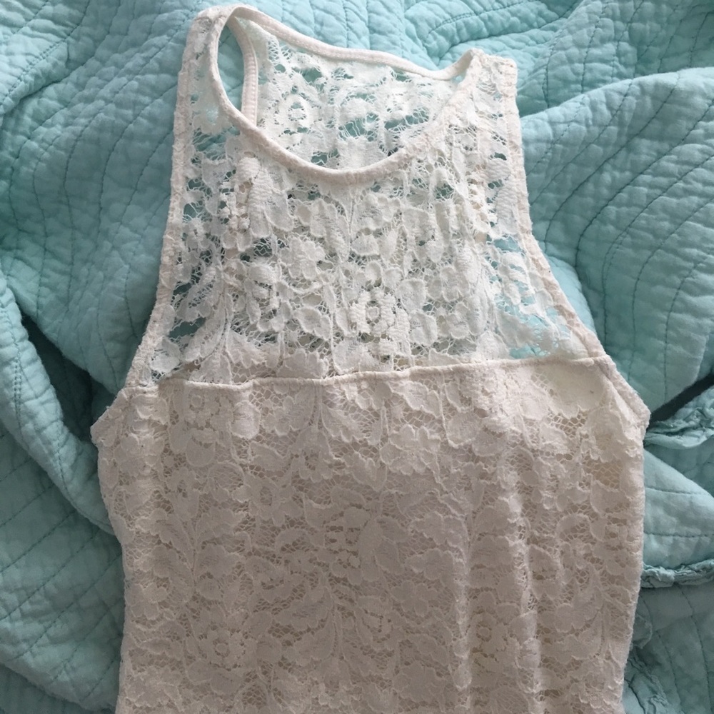 Hollister Lace Body Con Dress 💛