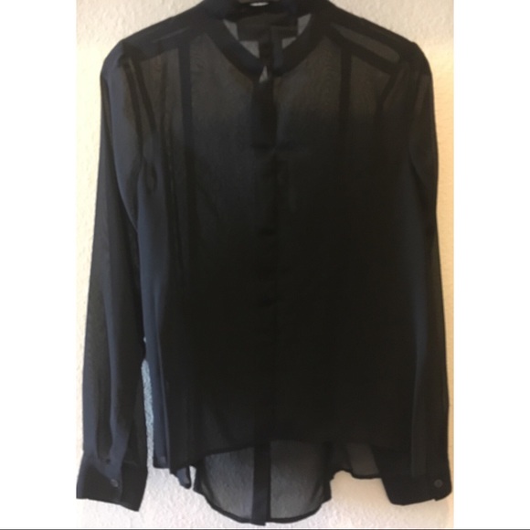 Kardashian Kollection black blouse size M BNWT - Picture 2 of 4