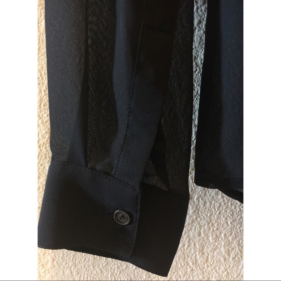 Kardashian Kollection black blouse size M BNWT - Picture 4 of 4