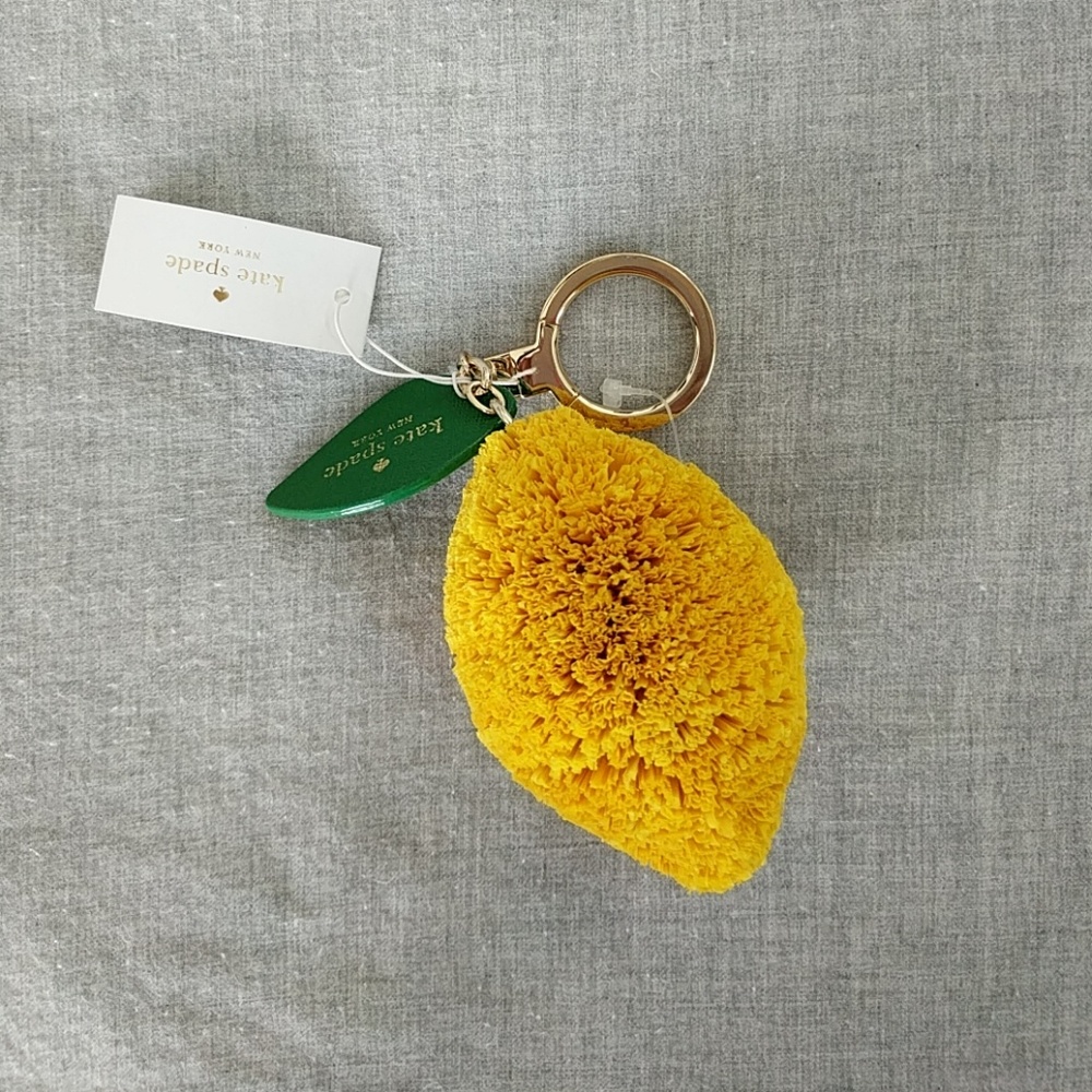 Kate spade lemon keychain