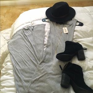 Heather Grey Long Length Dress