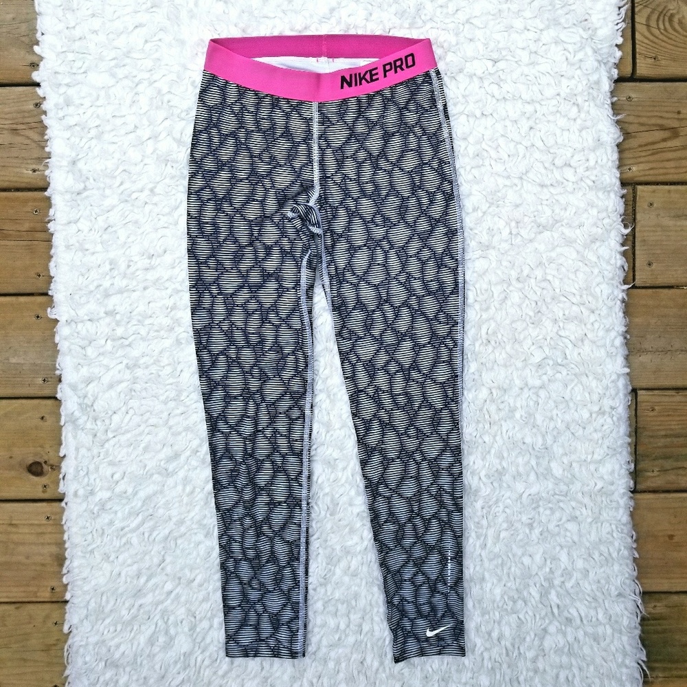 Nike Pro Girls Thermal Training Leggings sz L NWT