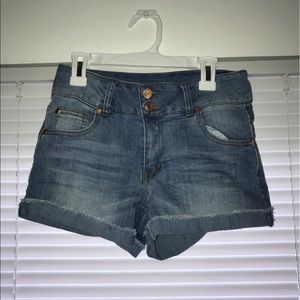 Refuge high rise denim shorts