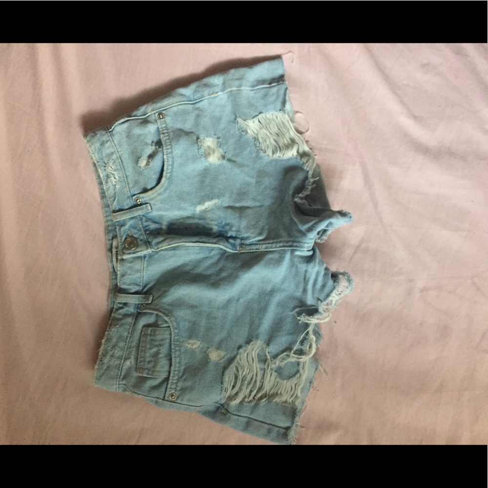 High waisted shorts