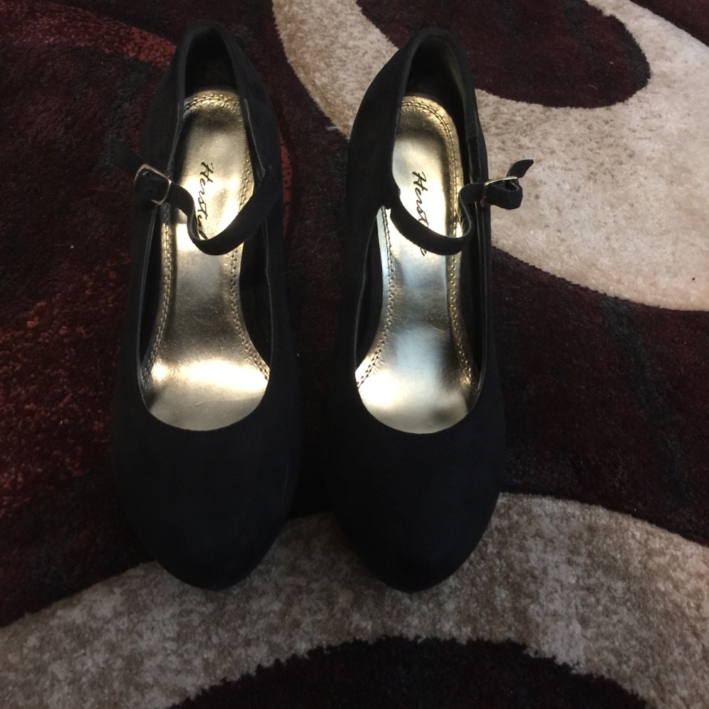 Black Platform Sexy heels