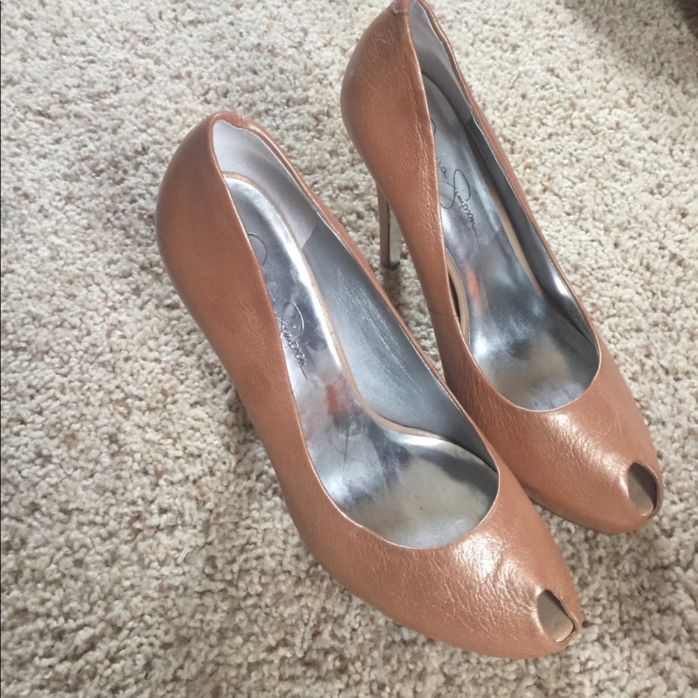 Dark Gold Heels