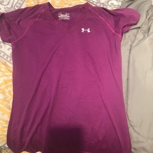 Purple Under armour tee shirt
