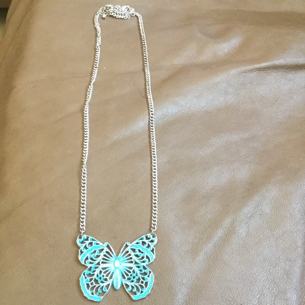 Large Butterfly Necklace