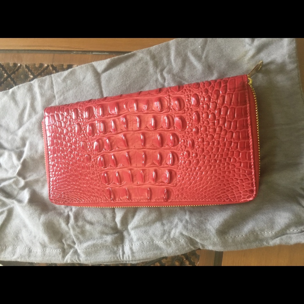 Pink Brahmin wallet