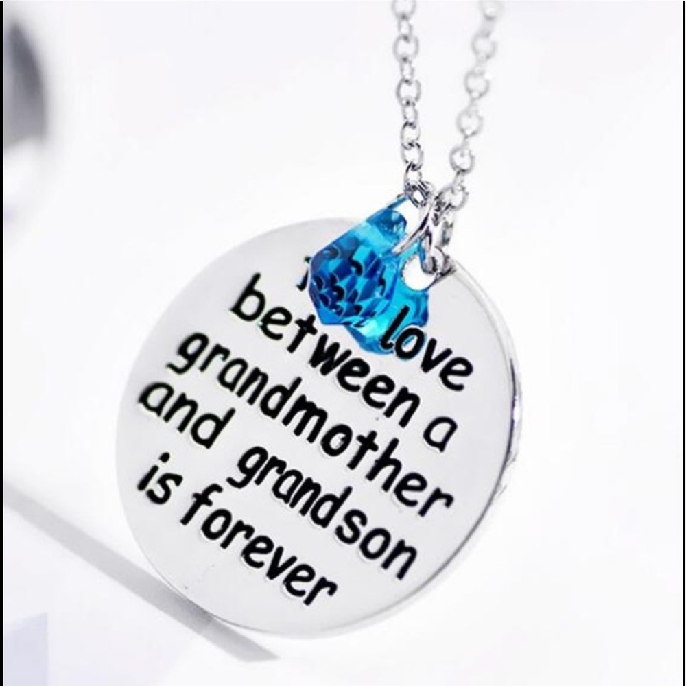 Grandmother/grandson love necklace