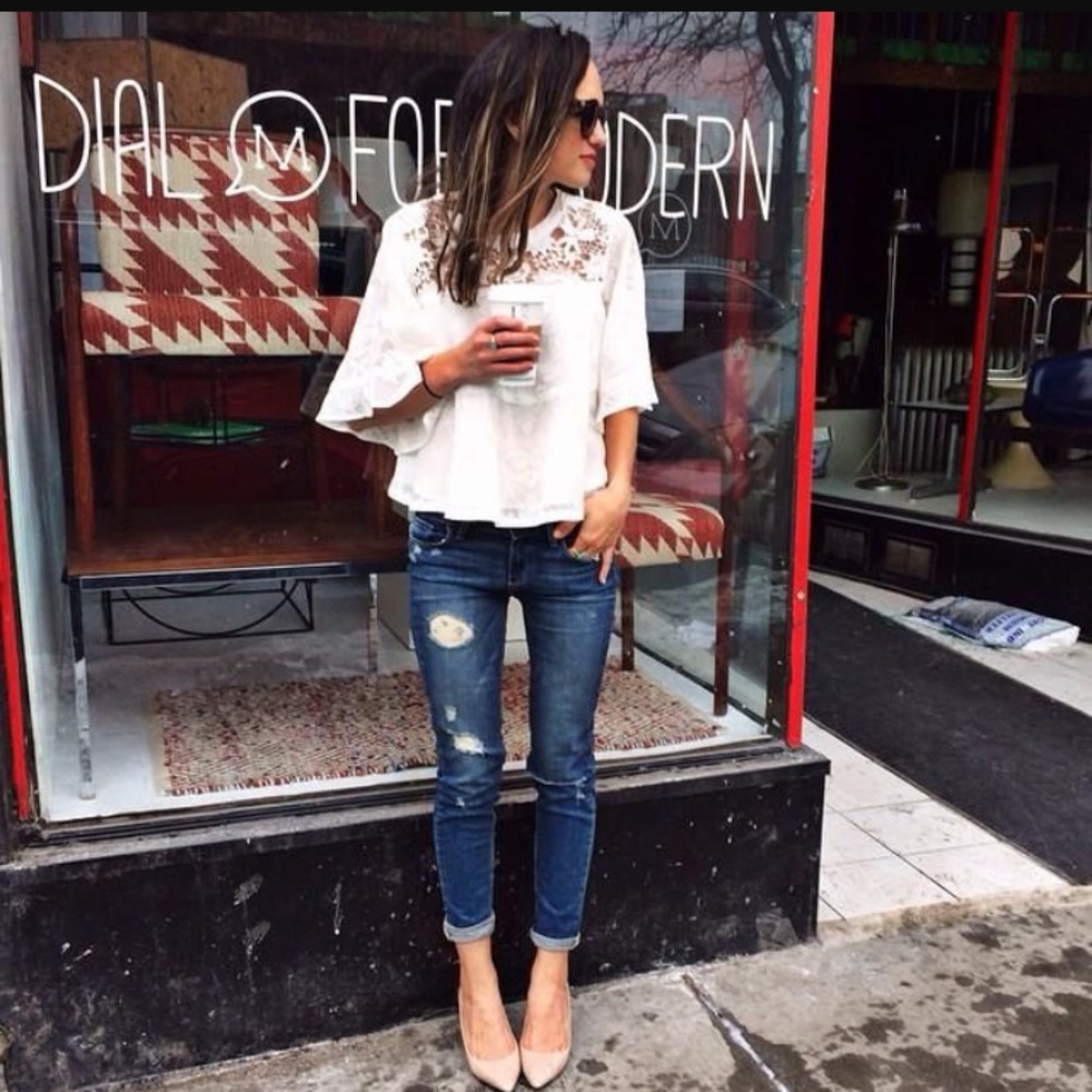 Anthropologie Vasanti Peasant Top