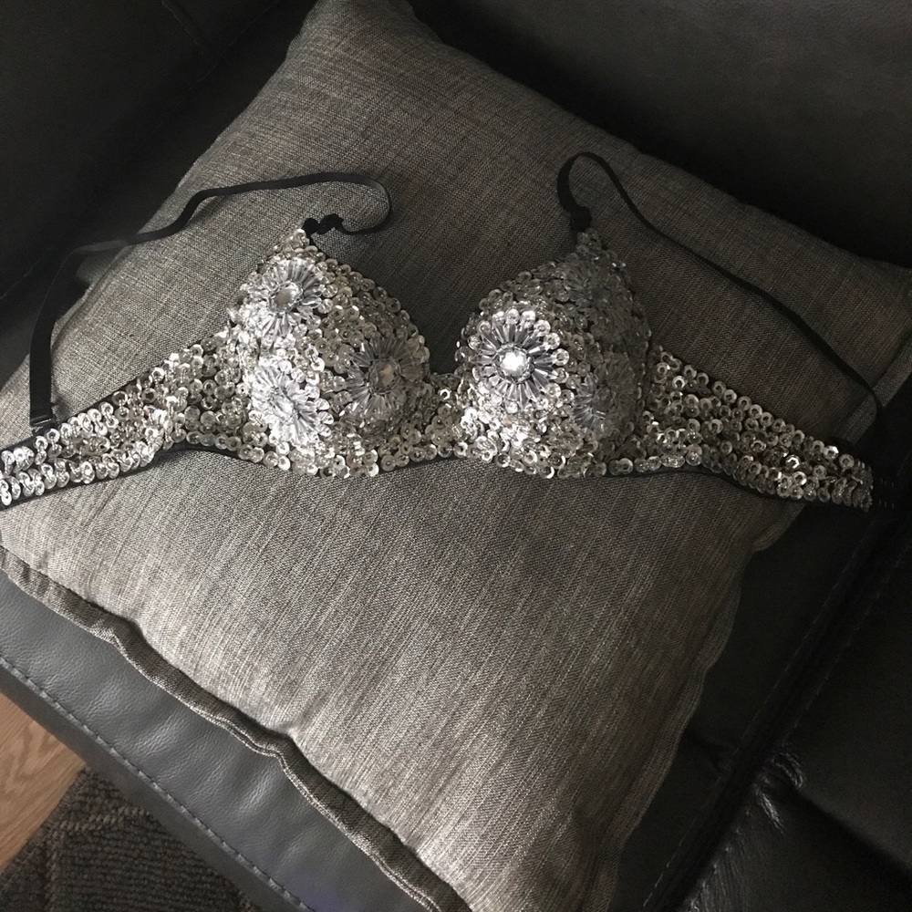Sequin Bra
