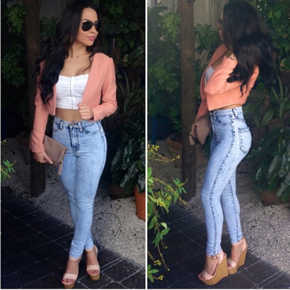 Hot Miami Styles Jeans And Blazer