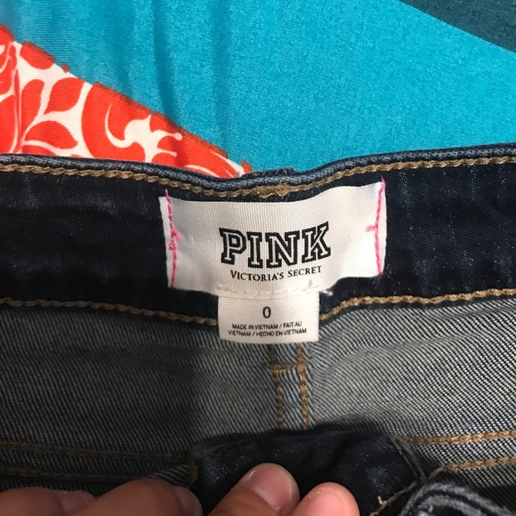 Pink jean shorts - Picture 3 of 3