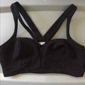 Black Bralette/ Crop Top