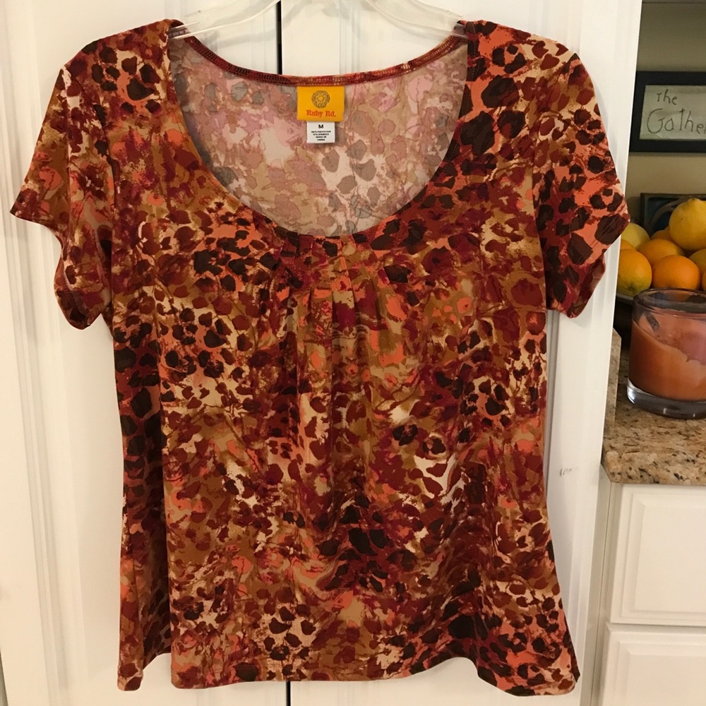 Ruby Rd. Short sleeve blouse