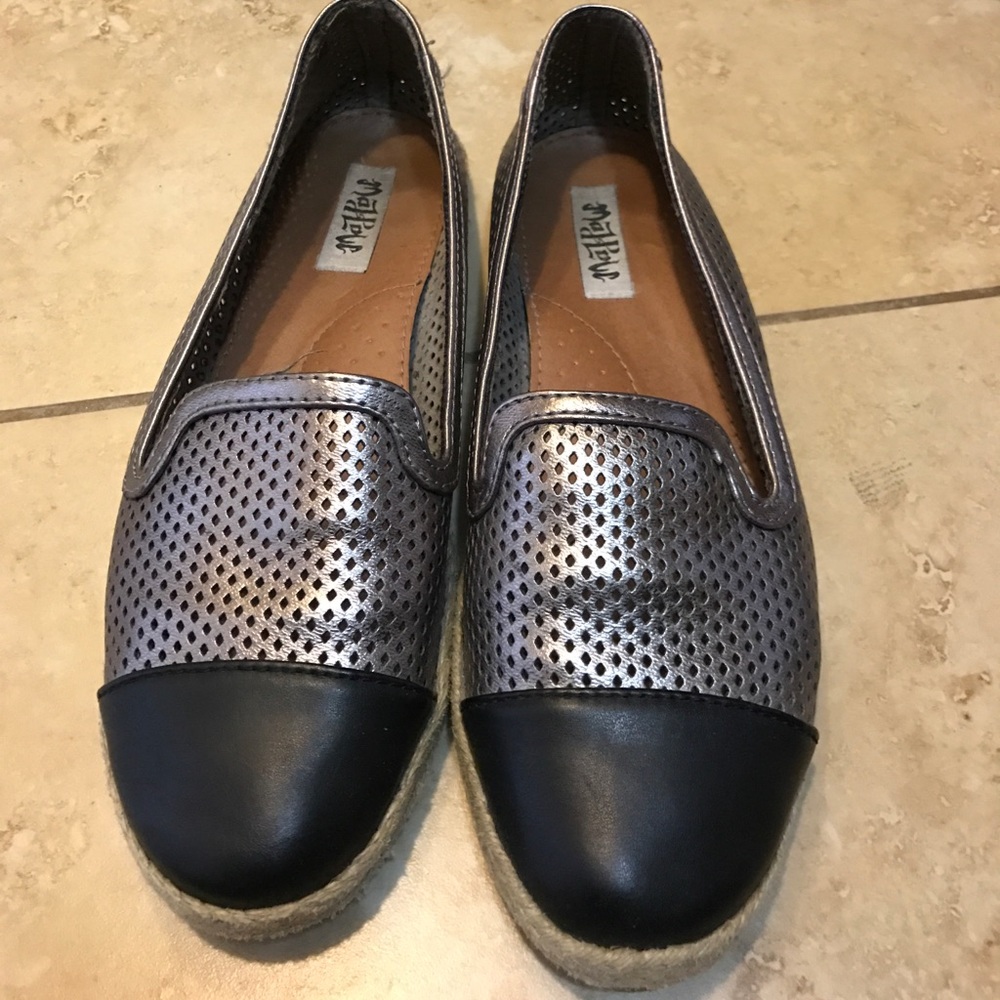 Metallic espadrilles