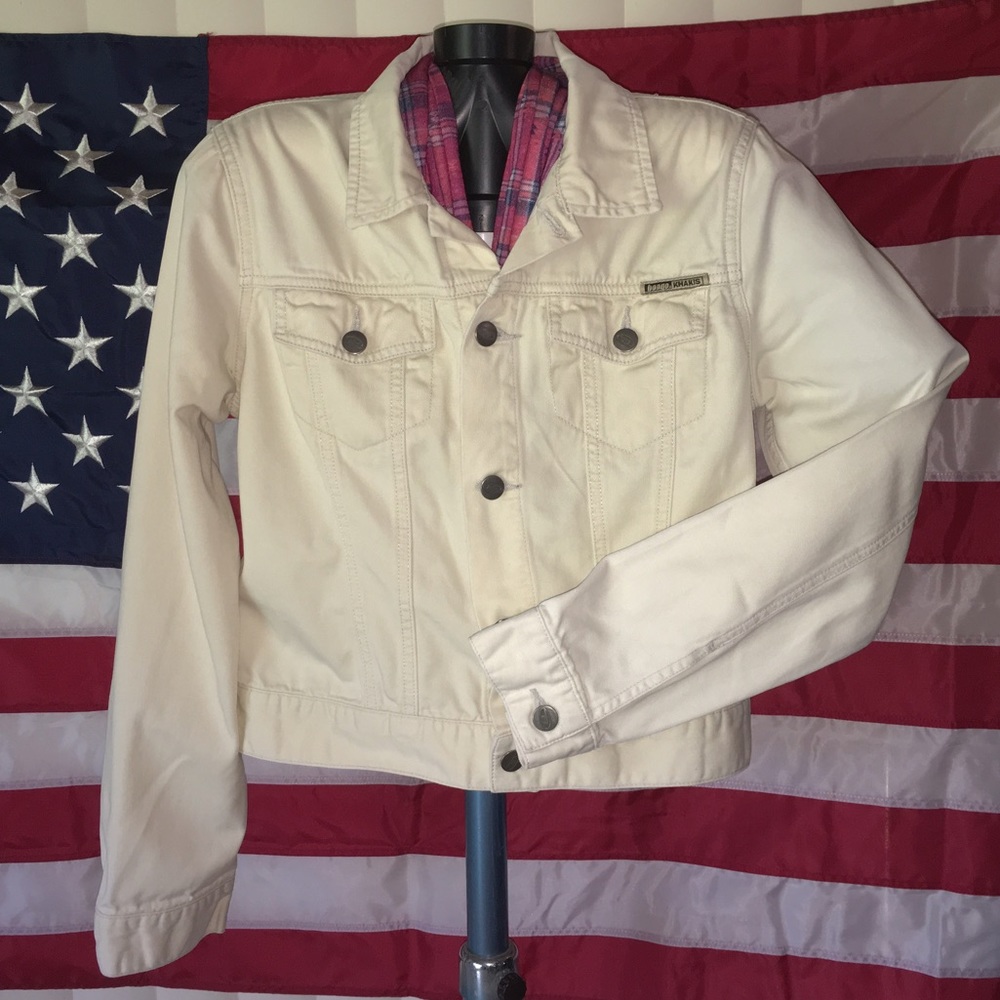 Ladies Bongo Khaki Jean Jacket size M