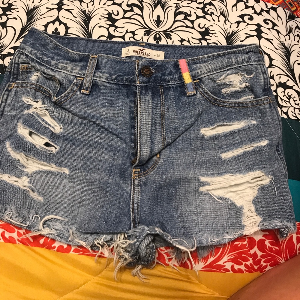 Hollister jean shorts